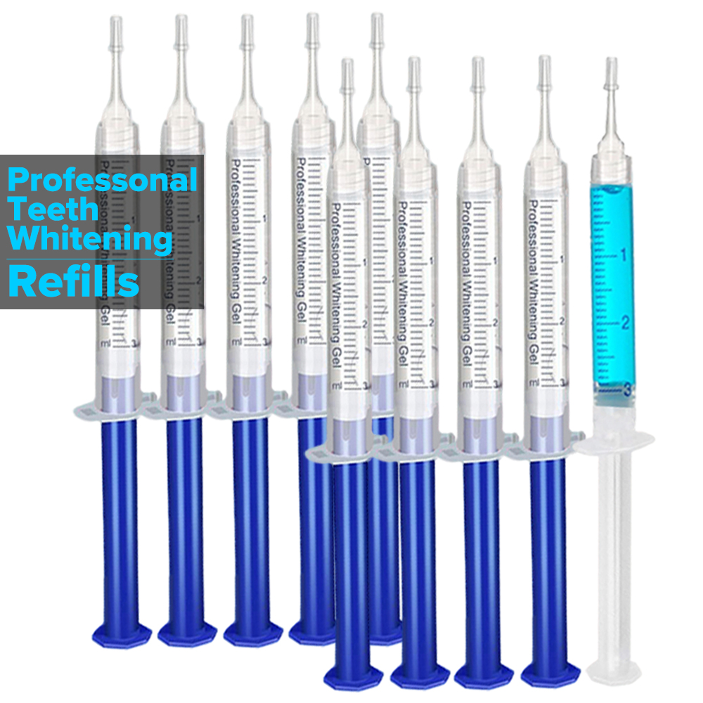 Teeth Whitening Essence - 歯のホワイトニングジェル詰め替えシリンジ歯の漂白ジェルインビザラインスタイルトレイ用漂白剤歯科グレード歯のホワイトニング剤ホワイトキット
