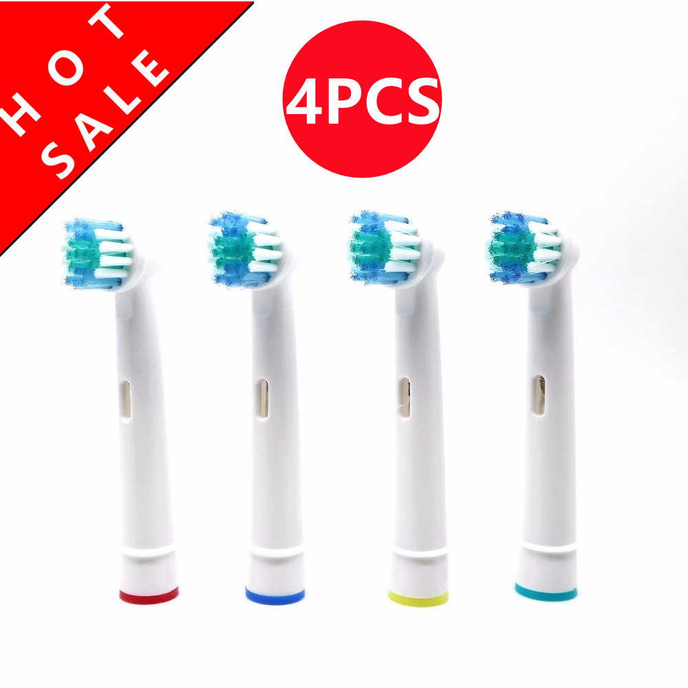 Teeth Whitening Machine Professional - オーラル B 電動歯ブラシ用交換ブラシヘッド 4 個、アドバンス パワー/プロ