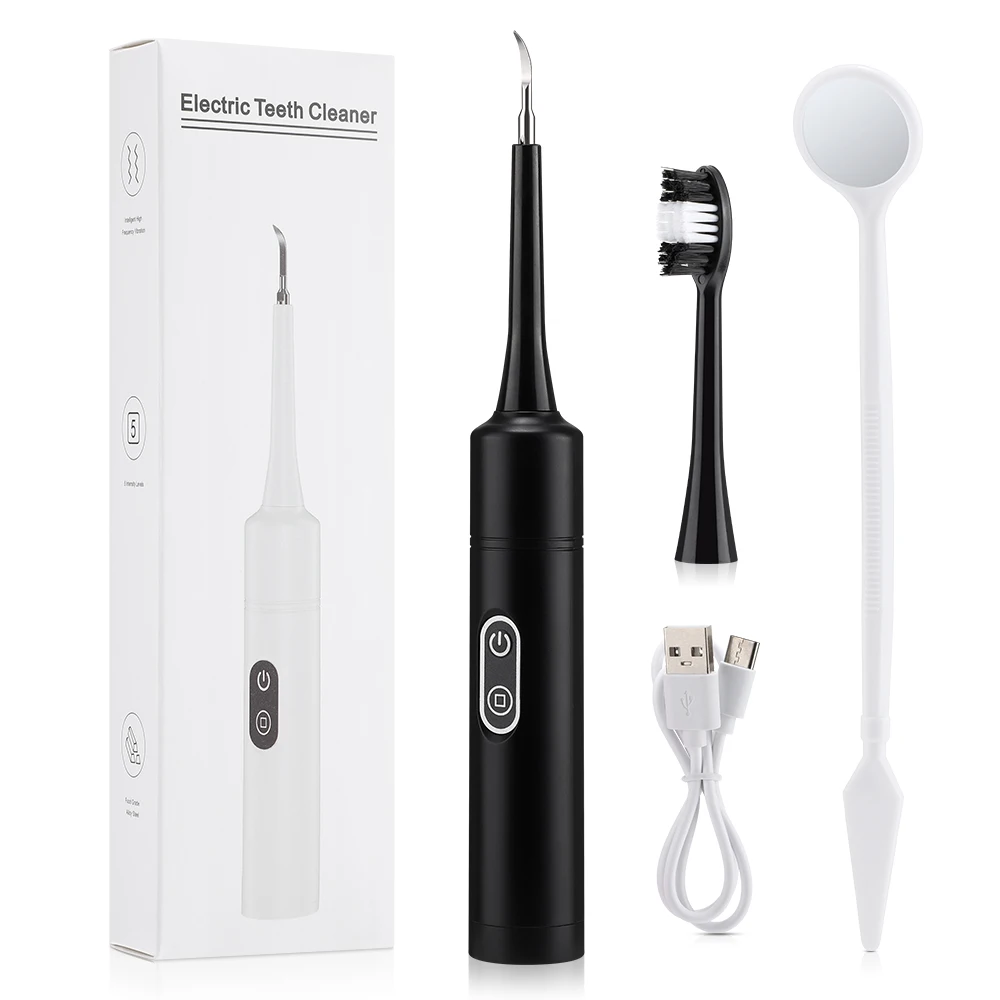 Teeth Whitening Products - 電気音波振動歯科用スケーラー歯のホワイトニング歯垢除去コーヒー煙の汚れ歯石除去歯ブラシ歯のクリーニング