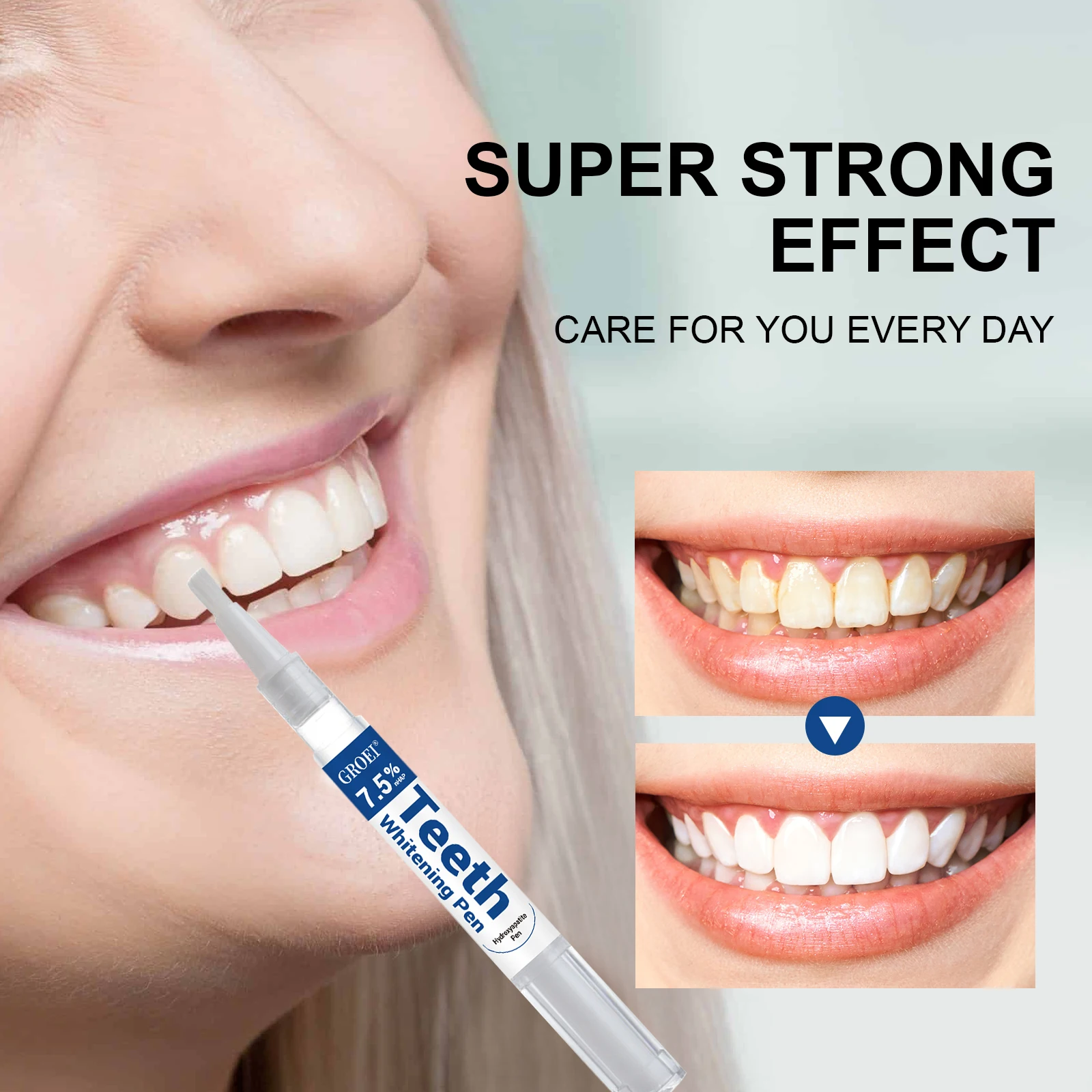 ヒドロキシアパタイト歯のホワイトニングペンまばゆい白いステイ - Teeth Whitening Essence のレビューと価格