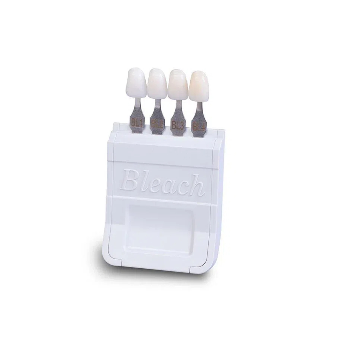 4 色歯科漂白シェードガイド漂白チャート歯のホワイトニングベ - Teeth Whitening Bleach のレビューと価格