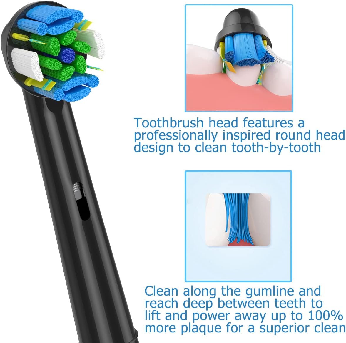 ブラウンオーラル用交換ヘッド-b電動歯ブラシ、val flo - Teeth Whitening Machine Professional のレビューと価格