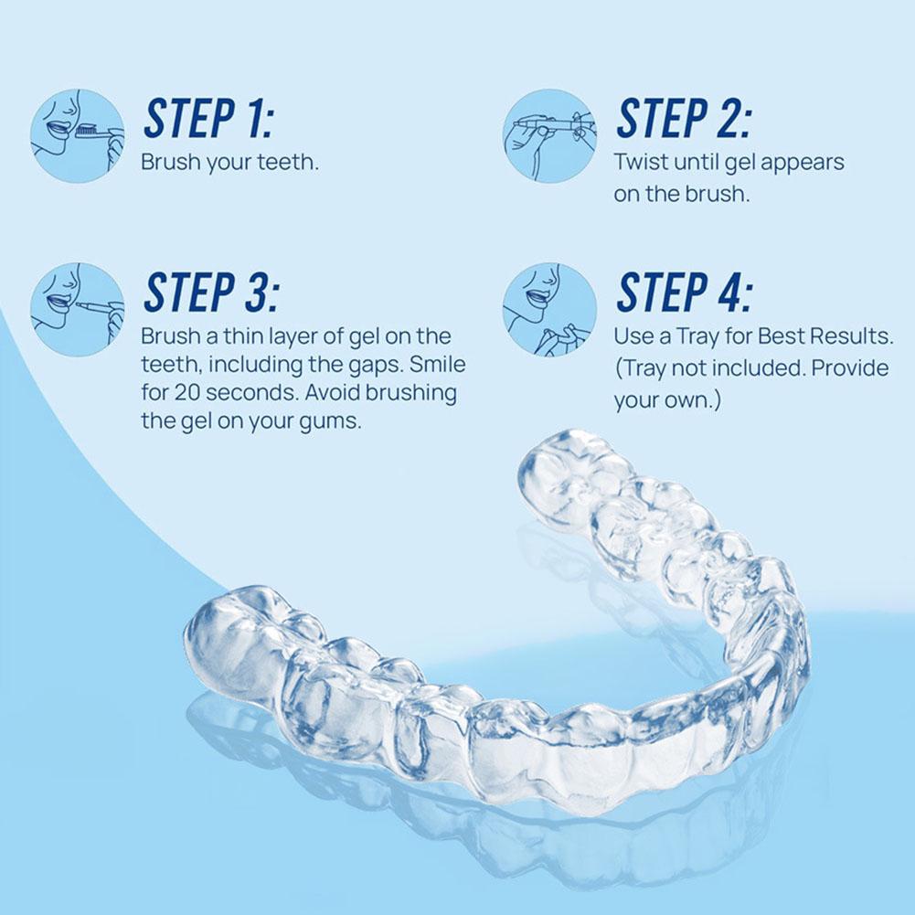 ミント風味の歯のホワイトニングジェル、精密シリンジアプリケー - Teeth Whitening In Office のレビューと価格