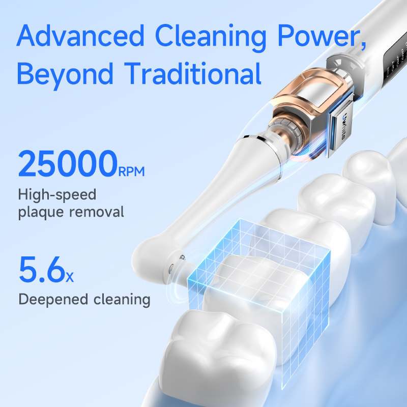 電動歯磨き器、歯のホワイトニングクリーナー。5段階の速度調整 - Teeth Whitening Uv のレビューと価格