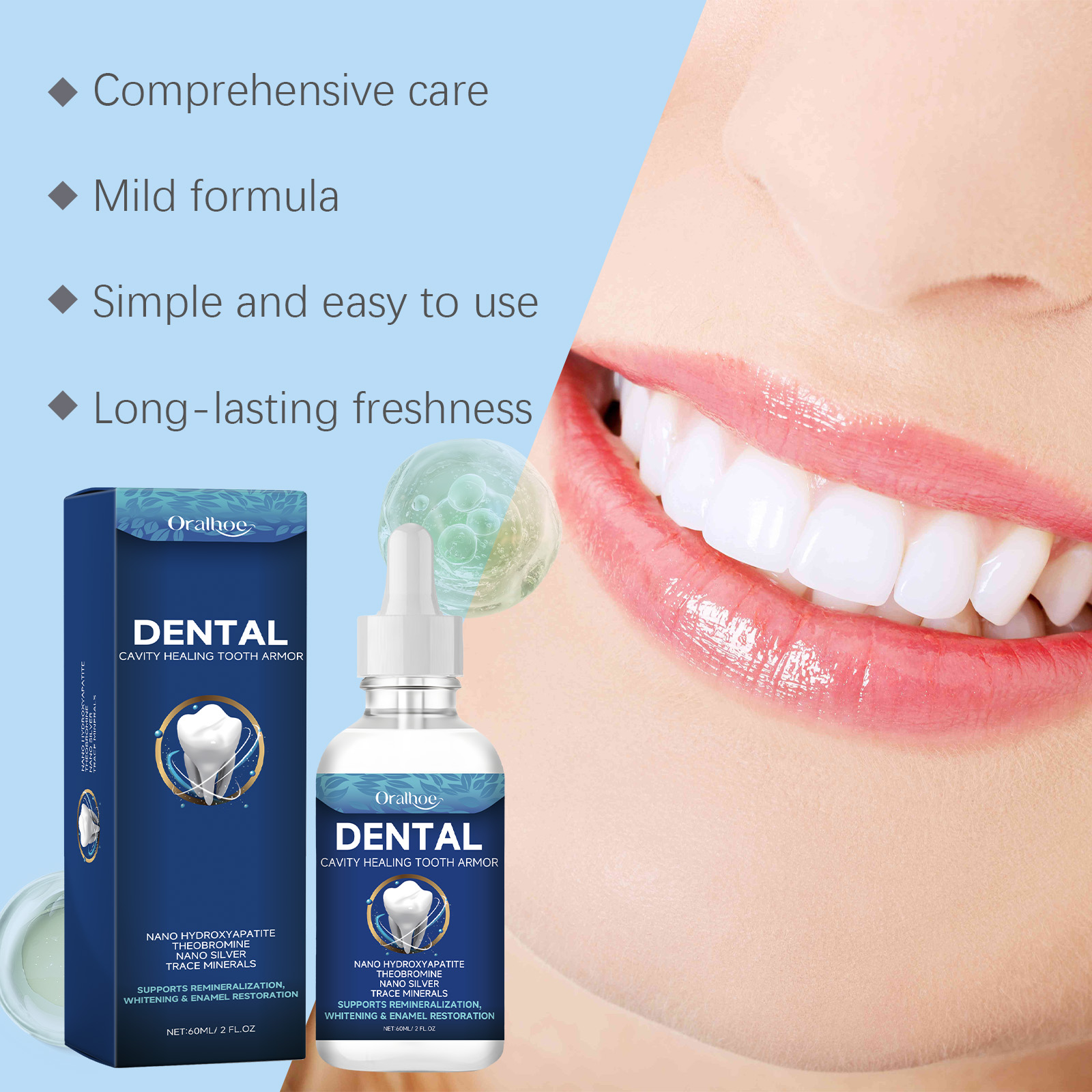 オーラルホー歯のホワイトニング美容液、歯垢、歯石除去、コーヒ - Teeth Whitening Products のレビューと価格