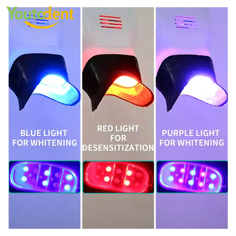 プロフェッショナル歯科 3 色ライトランプ歯ホワイトニングマ - Teeth Whitening Machine Professional のレビューと価格