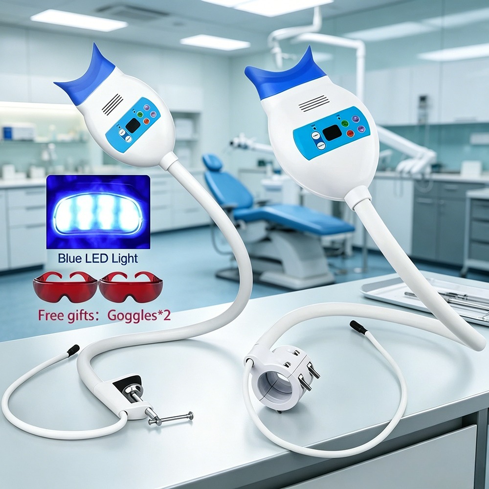 デスクトップ歯科用冷光ホワイトニングマシン 8 LED 3色 - Teeth Whitening Machine Professional のレビューと価格