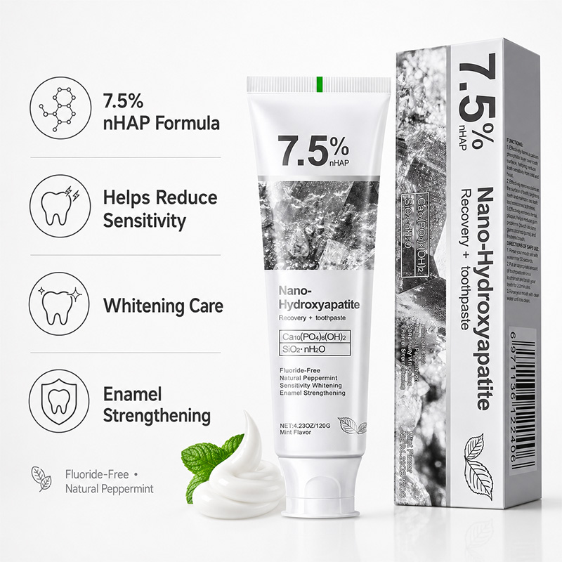5/6個入り 7.5% nHAP ナノハイドロキシアパタイト - Teeth Whitening Cream のレビューと価格