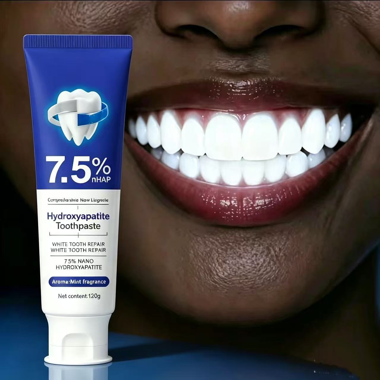 7.5%ナノハイドロキシアパタイト歯磨き粉、コーヒー・紅茶の - Teeth Whitening Bleach のレビューと価格