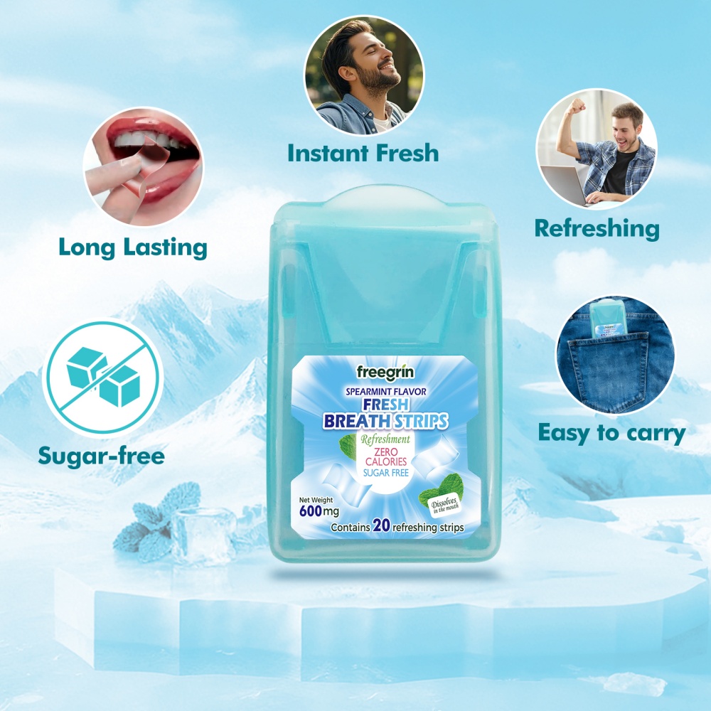 フリーグリン スペアミント風味 フレッシュブレスストリップス - Teeth Whitening In Office のレビューと価格