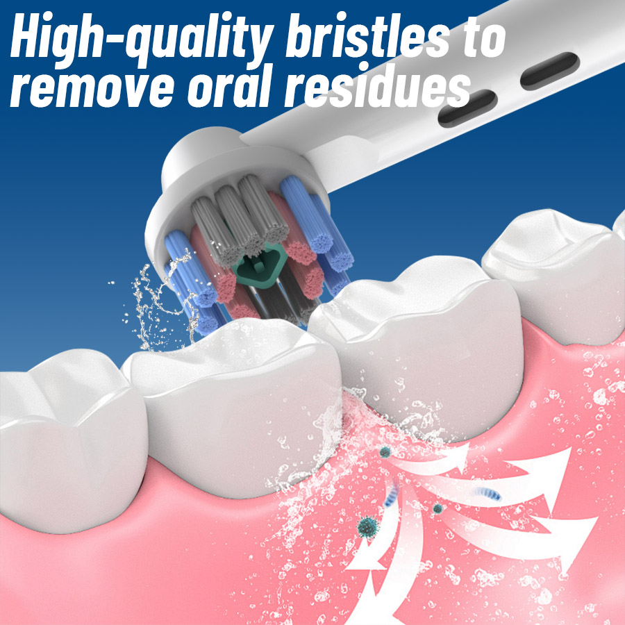 口腔歯ブラシ用交換ブラシヘッド -B フィットアドバンスパワ - Teeth Whitening Machine Professional のレビューと価格