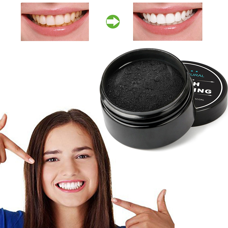 30グラム美白パウダー歯磨き強力な美白歯粉末木炭口腔衛生ケア - Whitening Powder Activated のレビューと価格
