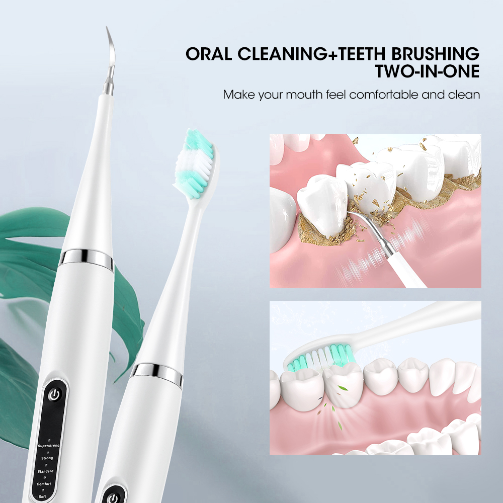 電気音波歯科歯石スケーラー 5 モード口腔歯歯石除去プラーク - Teeth Whitening Uv のレビューと価格