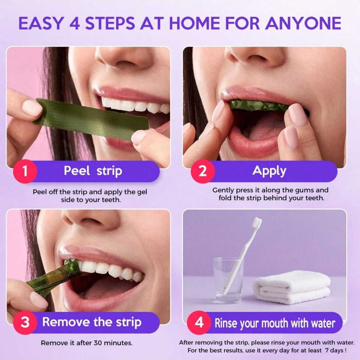 デラックスホワイトニング歯ステッカー 7/14/21 ペアジ - Teeth Whitening In Office のレビューと価格
