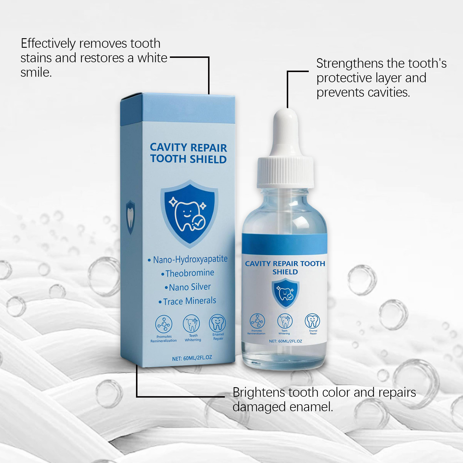 60 ミリリットル歯のホワイトニングポリッシュ歯の空洞修復歯 - Teeth Whitening Products のレビューと価格