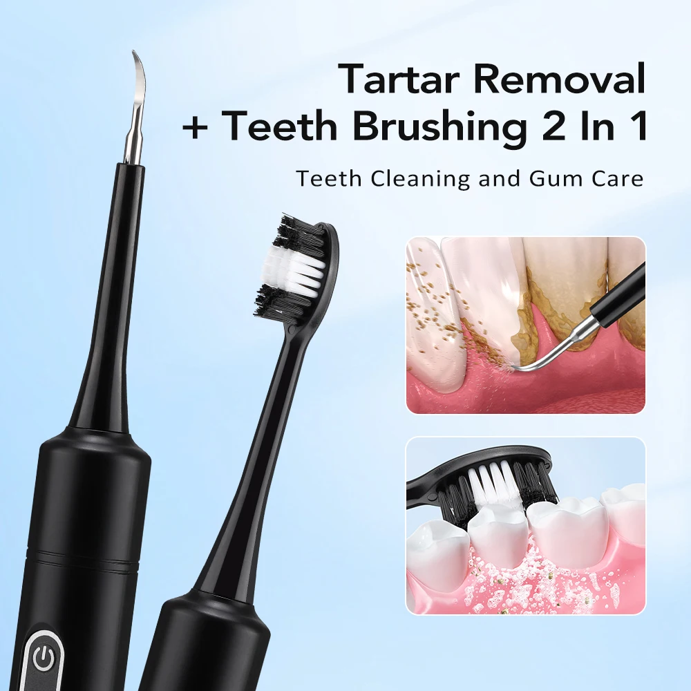 電気音波振動歯科用スケーラー歯のホワイトニング歯垢除去コーヒ - Teeth Whitening Products のレビューと価格